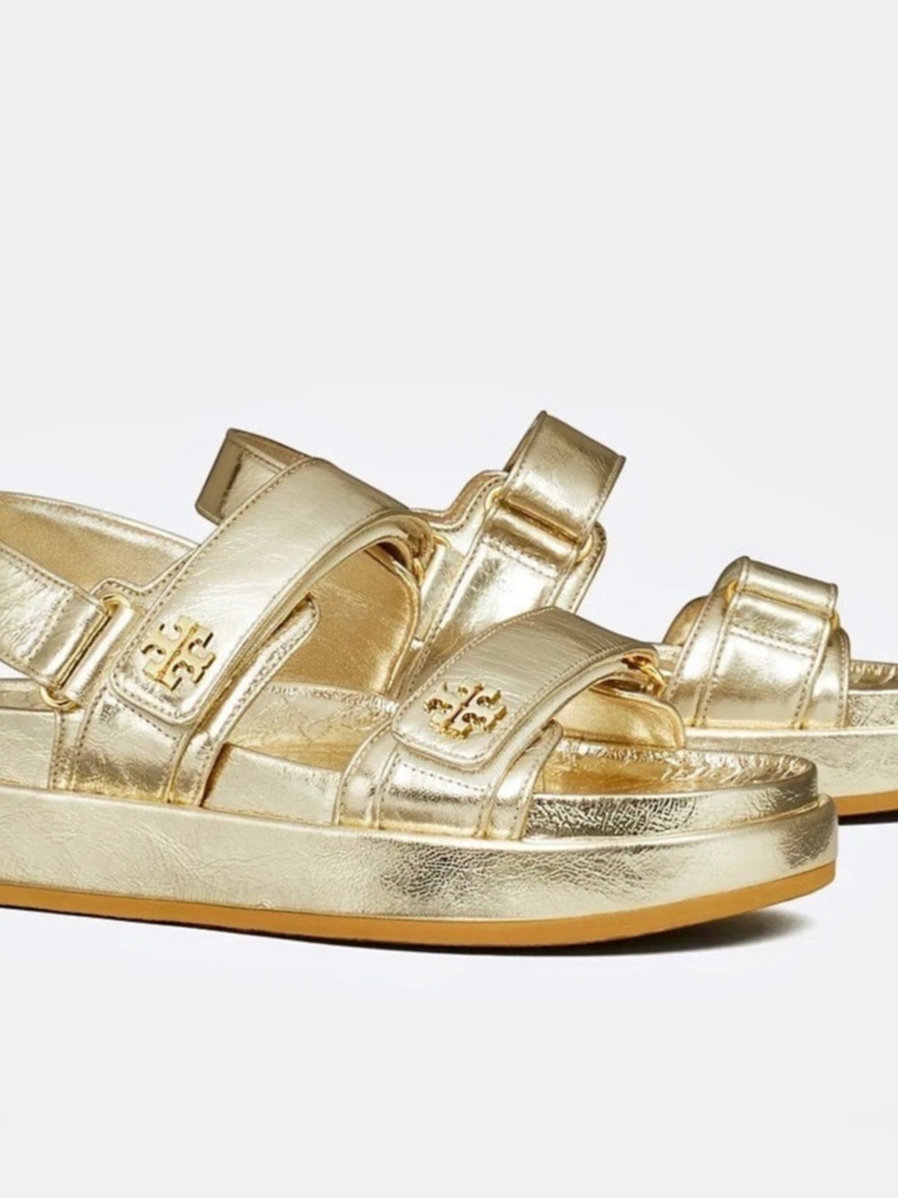 Tory Burch Kira Sport Sandal Gold Platform Sandals